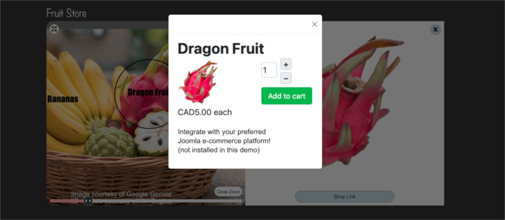 3DBug combines 3D graphics with your shopping cart system