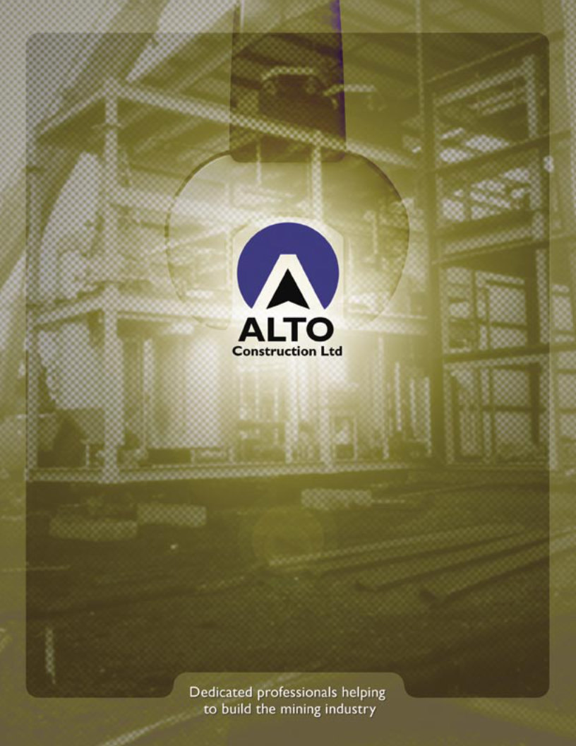 Alto Construction Brochure front page