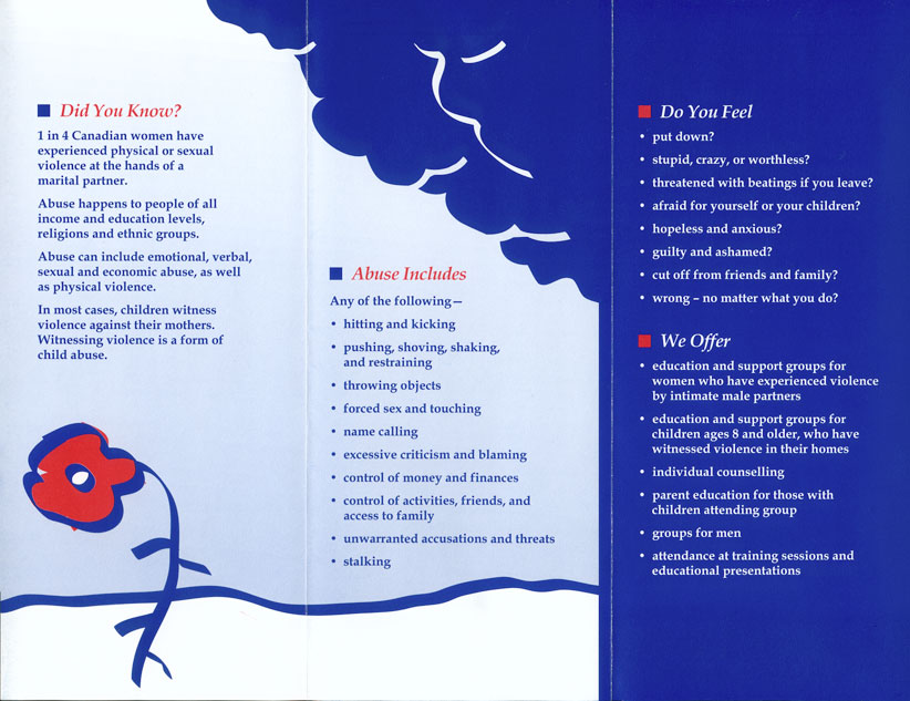 Family Service Saskatoon brochure interior 2